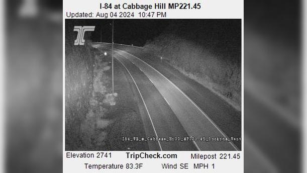 Traffic Cam Umatilla: I-84 at Cabbage Hill MP221.45