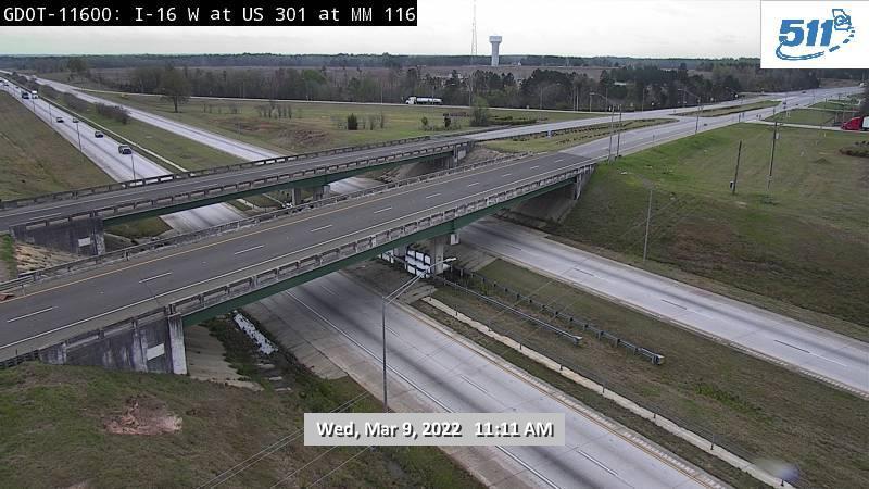 Traffic Cam New Hope: GDOT-CAM-I-16 WB @ US 301 / US 25