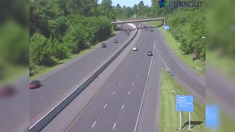 Traffic Cam Lower Makefield Township: I-295 @ MM 10 (WELCOME CENTER)