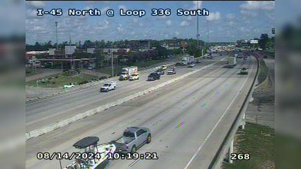 Traffic Cam Conroe › North: I-45 North @ Loop 336 South