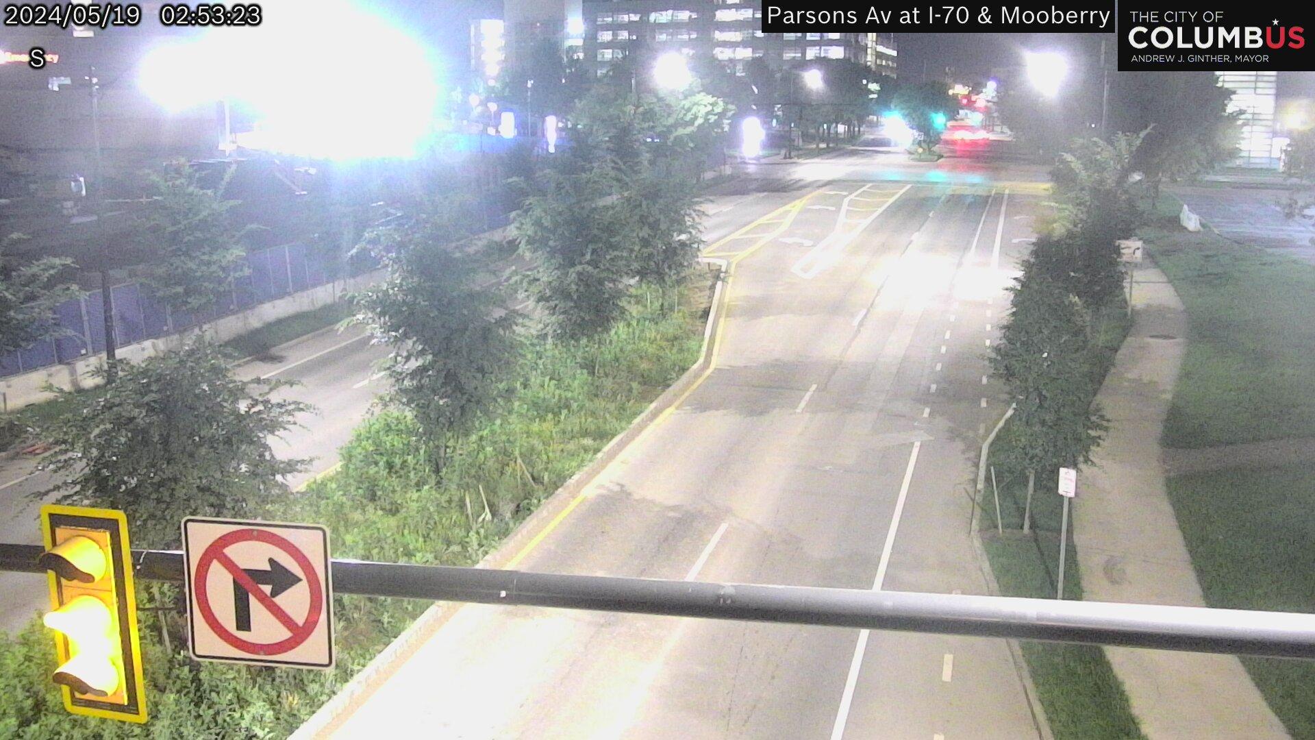 Traffic Cam Livingston Park: City of Columbus) I-70 EB Off Ramp & Mooberry St at Parsons Ave