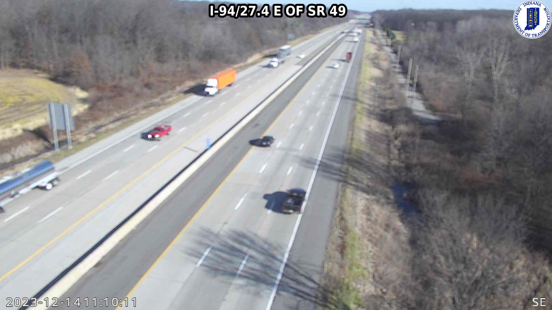 Traffic Cam Brummitt Acres: I-94: I-94/27.4 E OF SR 49: I-94/27.4 E OF SR 49