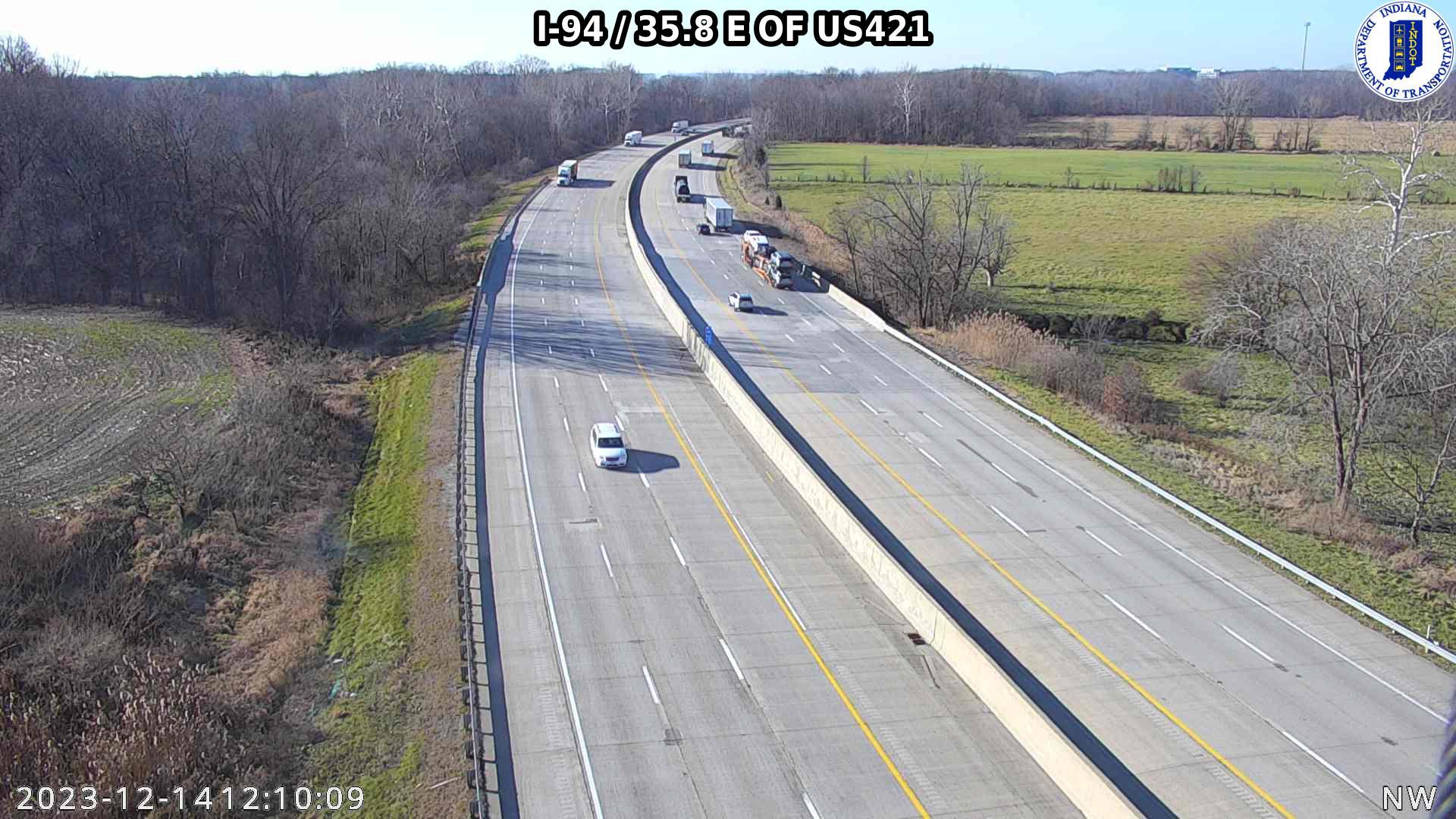 Traffic Cam Waterford: I-94: I-94 - 35.8 E OF US421: I-94 - 35.8 E OF US421