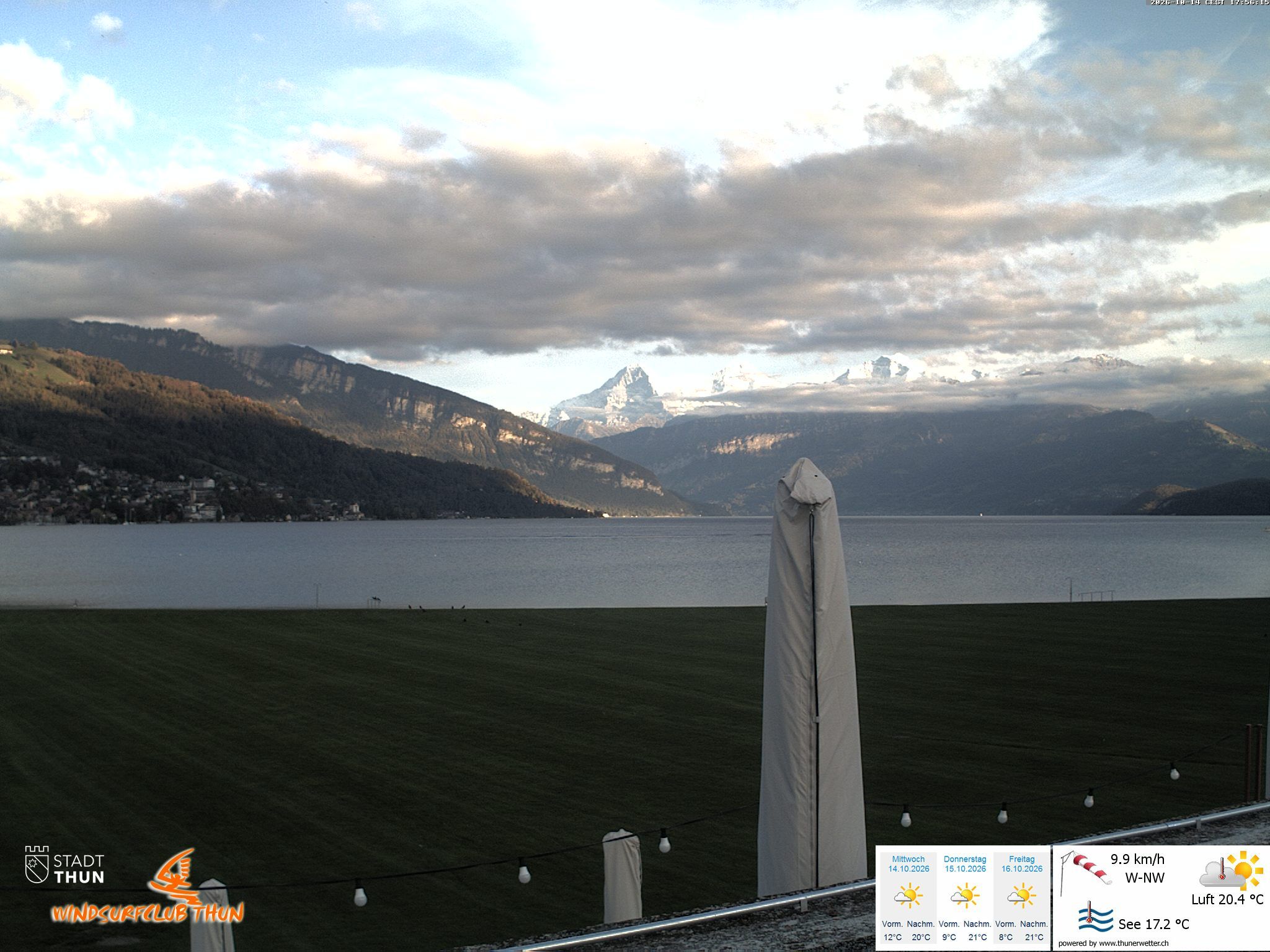 Thun: Webcam des WSCT vom Strandbad