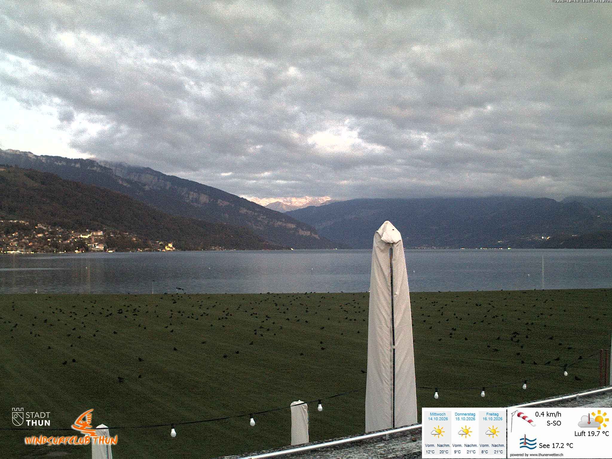 Thun: Webcam des WSCT vom Strandbad