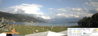 Thun: Webcam des WSCT vom Strandbad