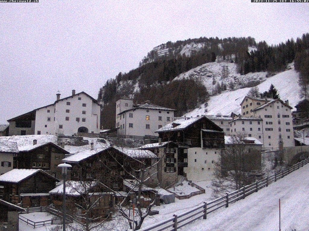 Traffic Cam Splugen: Historischer Dorfkern