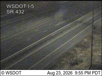 Traffic Cam Kelso: I-5 at MP 36.9: SR 432 Interchange