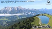 Leogang: Großer Asitz Gipfelkreuz - Blick in die Leoganger Steinberge