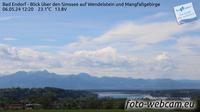 Bad Endorf: Blick über den Simssee auf Wendelstein und Mangfallgebirge - Overdag