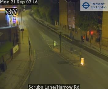 Traffic Cam London: Scrubs Lane/Harrow Rd