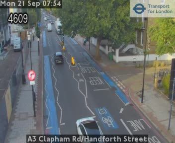 Traffic Cam London: A3 Clapham Rd/Handforth Street