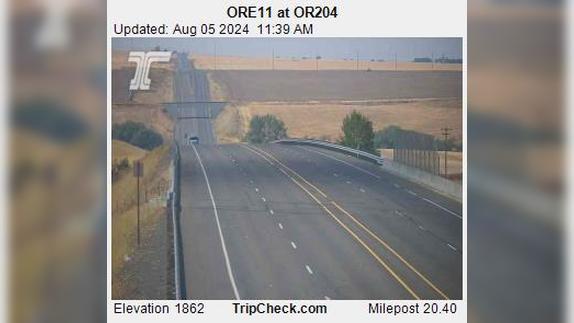Traffic Cam Weston: ORE11 at OR204