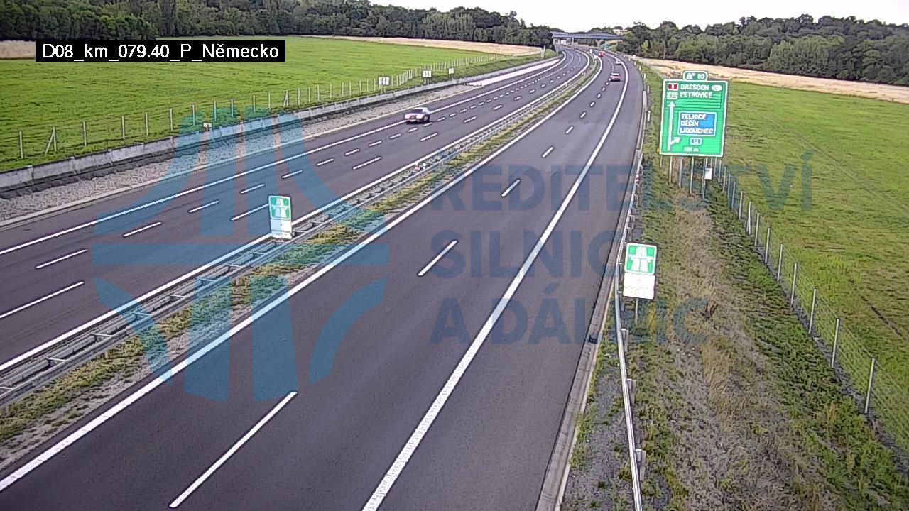 Traffic Cam Usti nad Labem: Knínice - D8