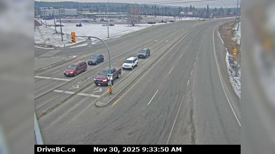 Traffic Cam Prince George › South: Hwy 97 at Hwy 16 in - looking westbound on Hwy