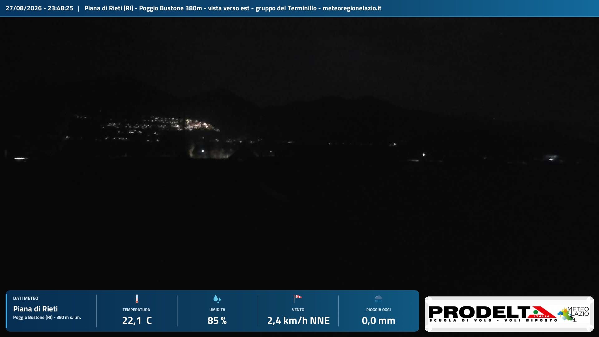 Traffic Cam Poggio Bustone › North-East