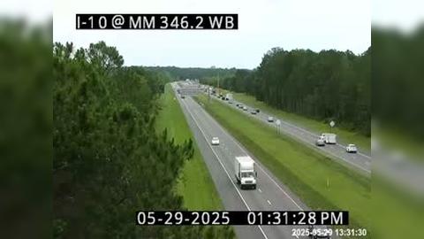 Traffic Cam Jacksonville: I-10 @ MM 346.2