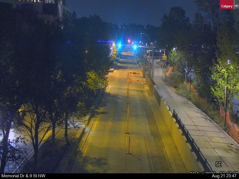 Traffic Cam Sunnyside: Memorial Drive - 9 Street NW