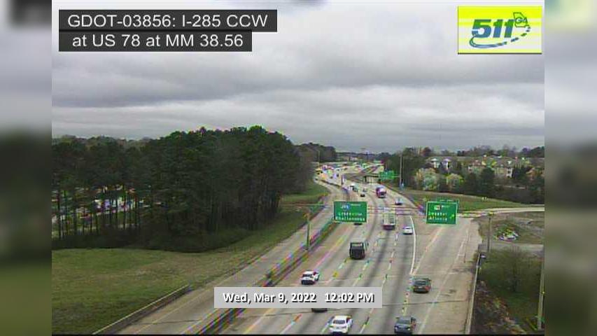 Traffic Cam Clarkston: GDOT-CAM-