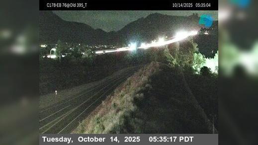 Traffic Cam Pala Mesa: C178) WB 76: Old 395 Hwy