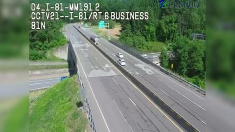 Traffic Cam Scranton: I-81 @ EXIT 191A (US 6 BUSINESS EAST DICKSON CITY)