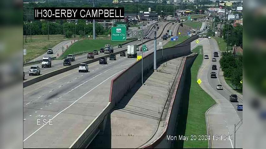 Traffic Cam Royse City › East: I-30 @ Erby Campbell