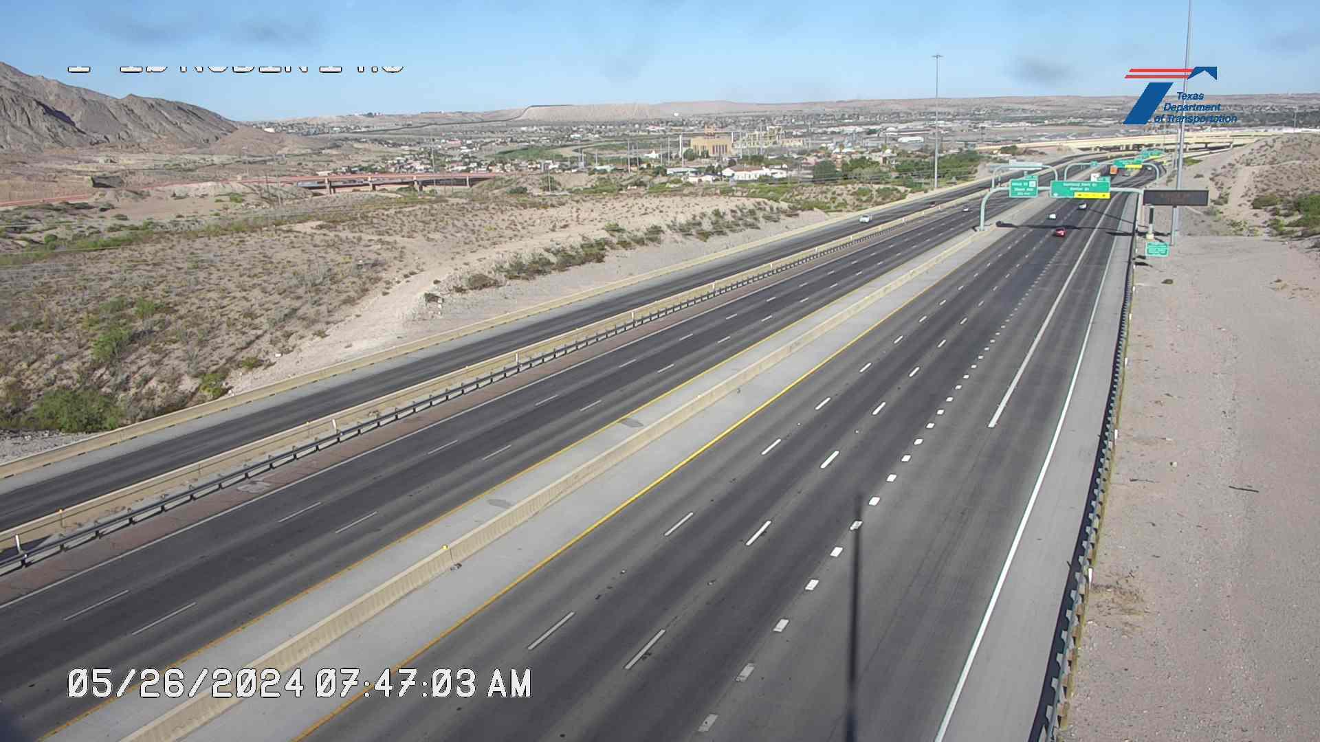 Traffic Cam El Paso › West: I-10 @ Rubin