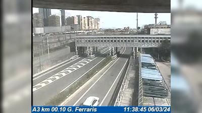webcam Municipalita 4: A3 km 00.10 G. Ferraris