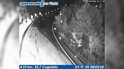 Preview delle webcam di Cogoleto: A10 km. 22,7