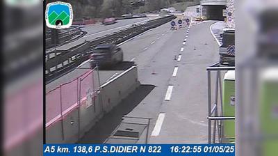 Preview delle webcam di Mont: A5 km. 138,6 P.S.DIDIER N 822