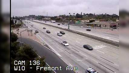 Traffic Cam Alhambra › West: Camera 136 :: W10 - FREMONT AVE: PM 22.3