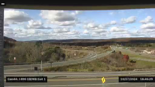 Traffic Cam Wyatts › East: I-890 EB/WB Exit 1 - TWY Exit