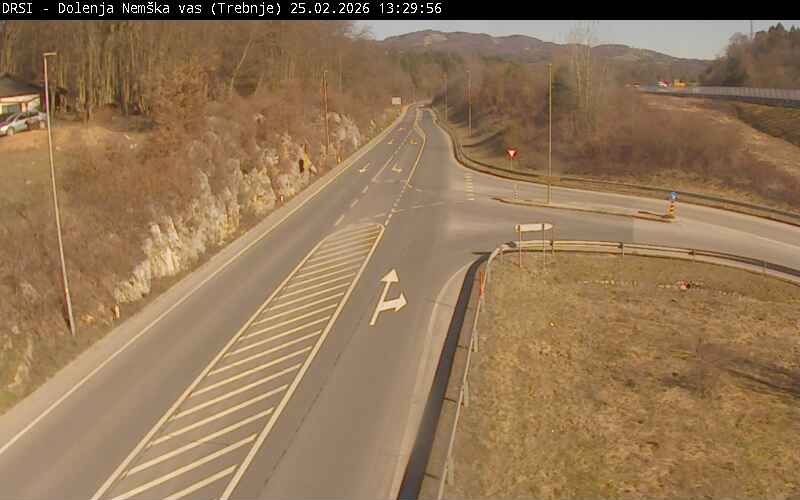 Traffic Cam Trebija: R2-448, Trebnje - Mirna Peč, Dolenja Nemška vas