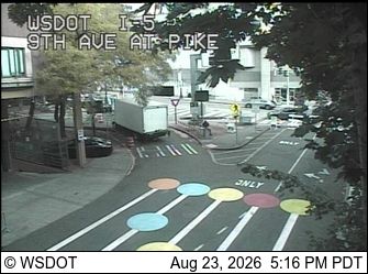 Traffic Cam Seattle: I-5 at MP 165.9: 9th Ave at Pike