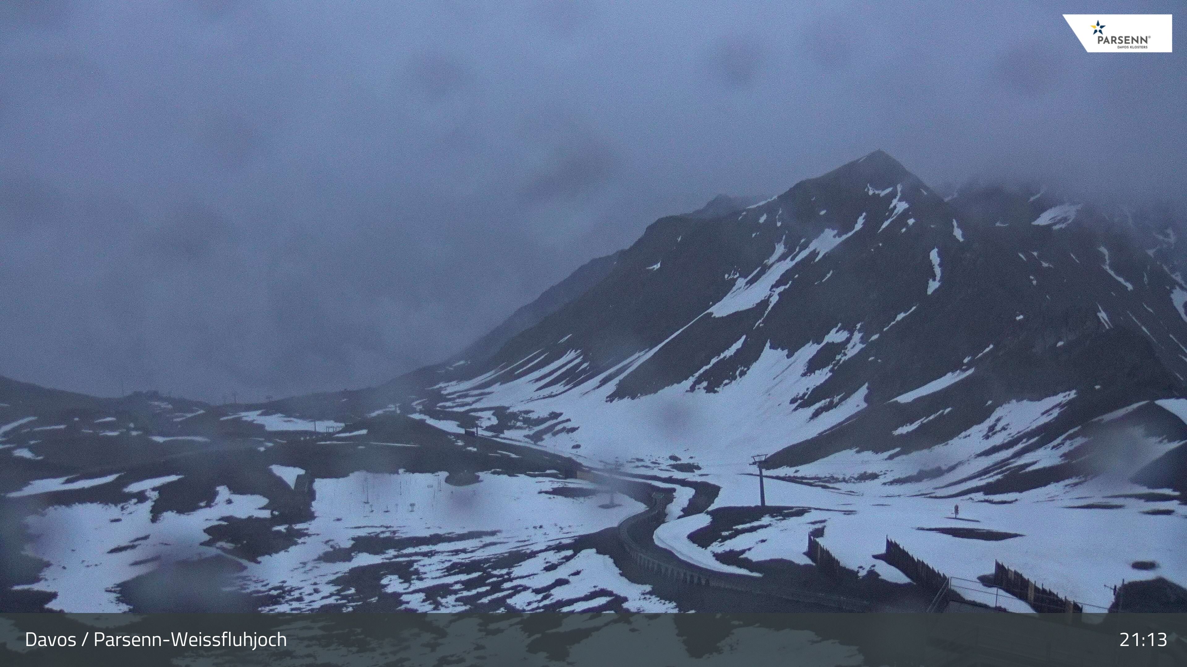 Davos: Dorf - Weissfluhjoch, Blick Dorftäli