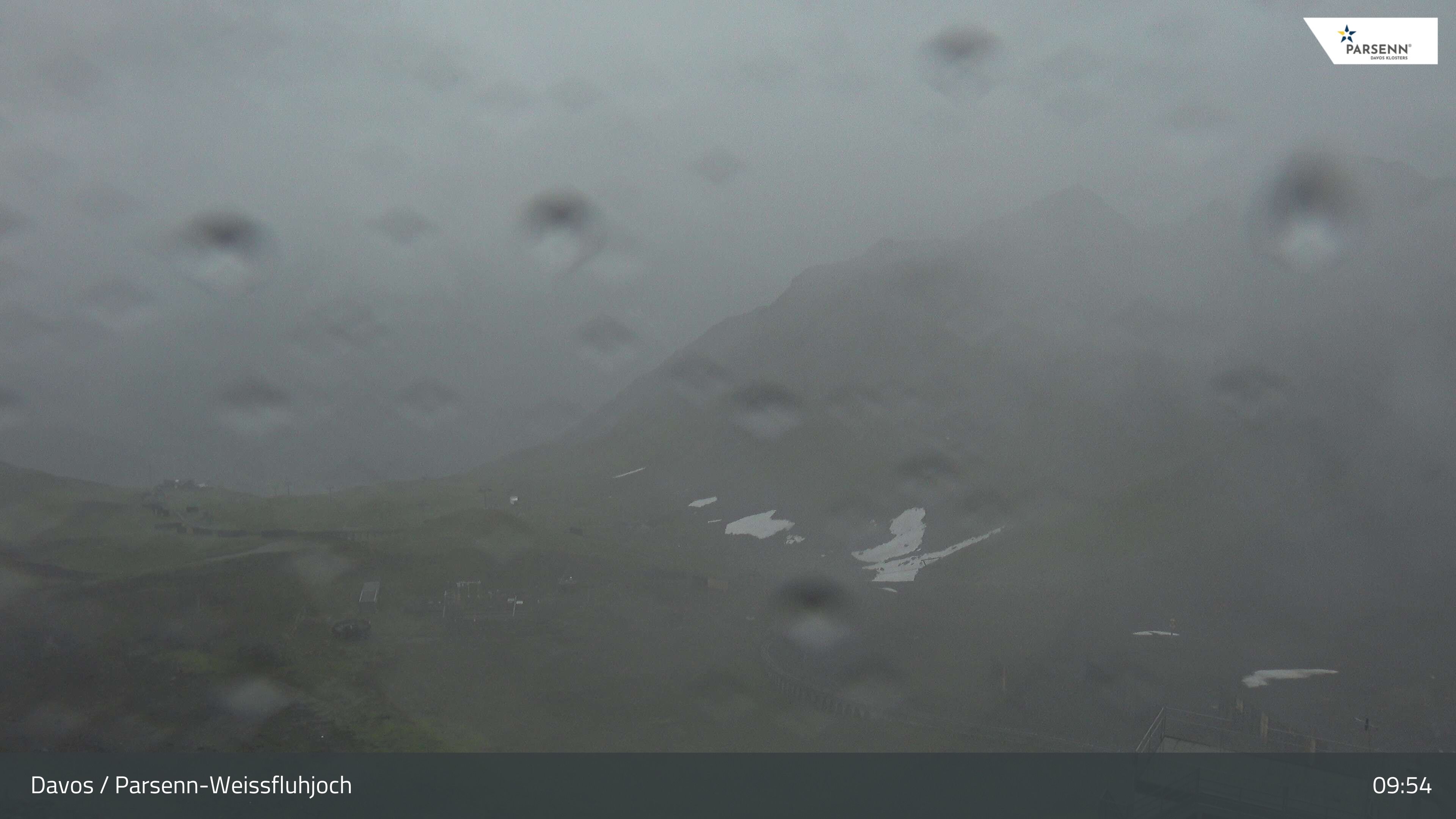 Davos: Dorf - Weissfluhjoch, Blick Dorftäli