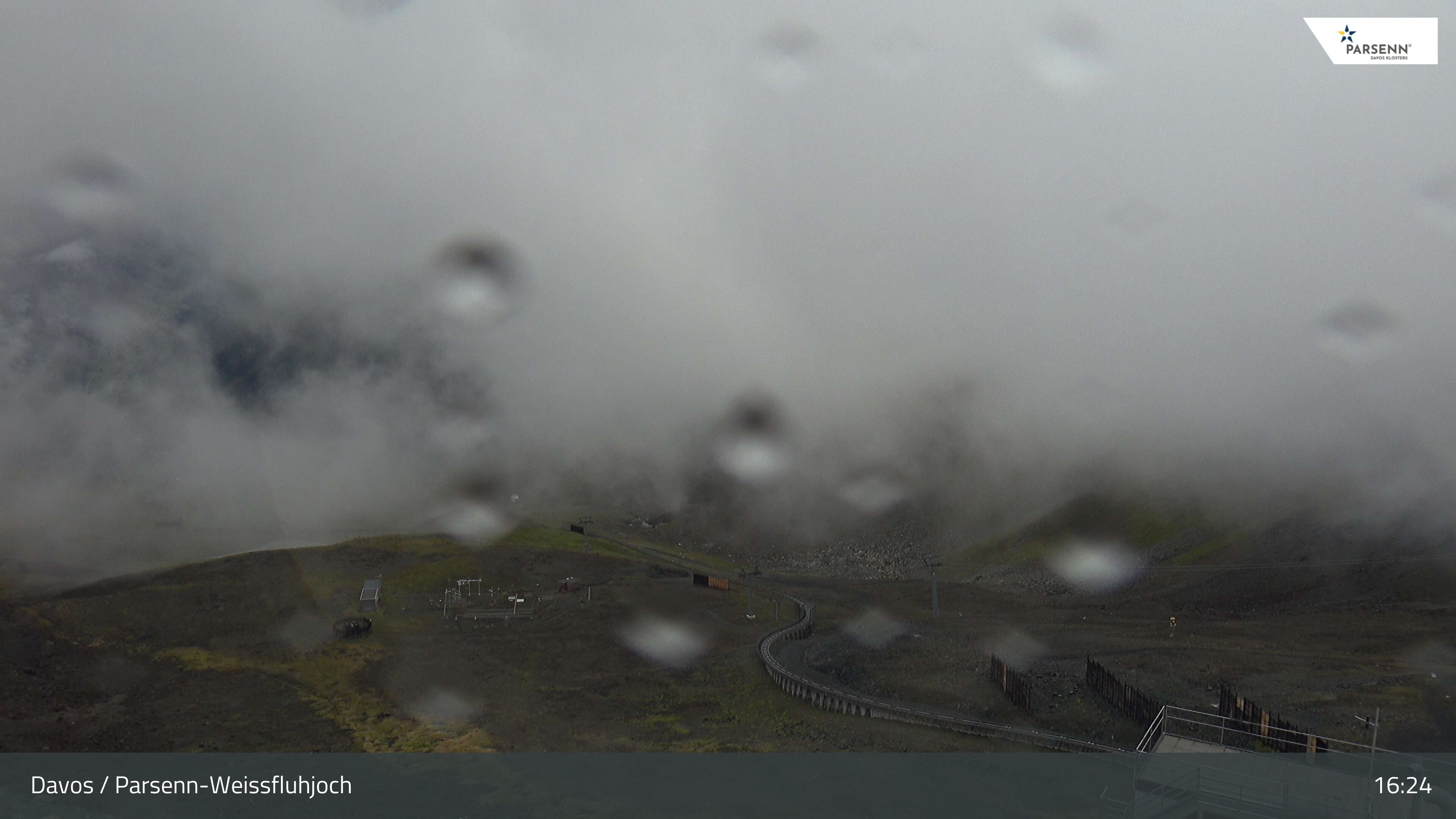 Davos: Dorf - Weissfluhjoch, Blick Dorftäli