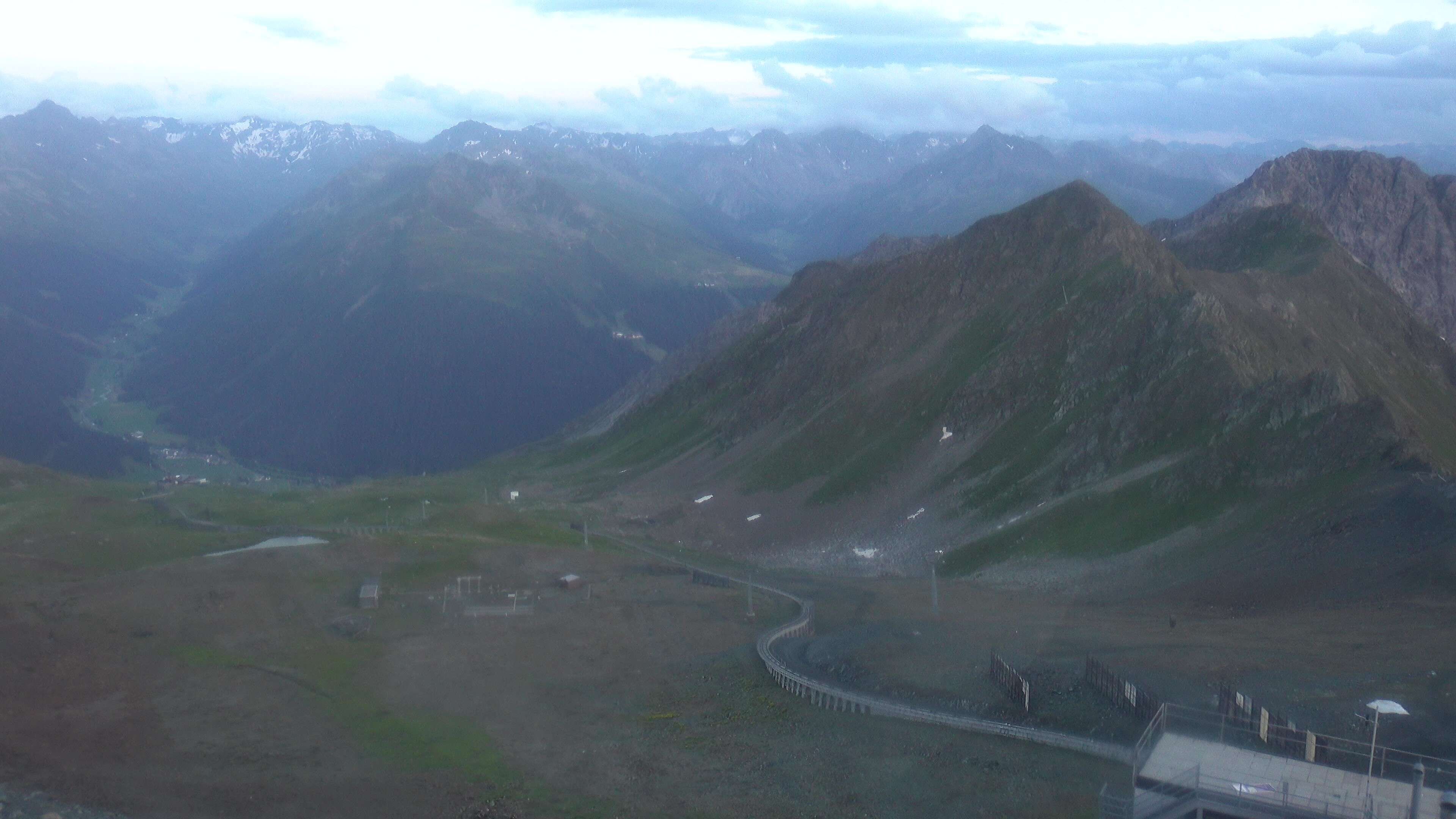 Davos: Dorf - Weissfluhjoch, Blick Dorftäli