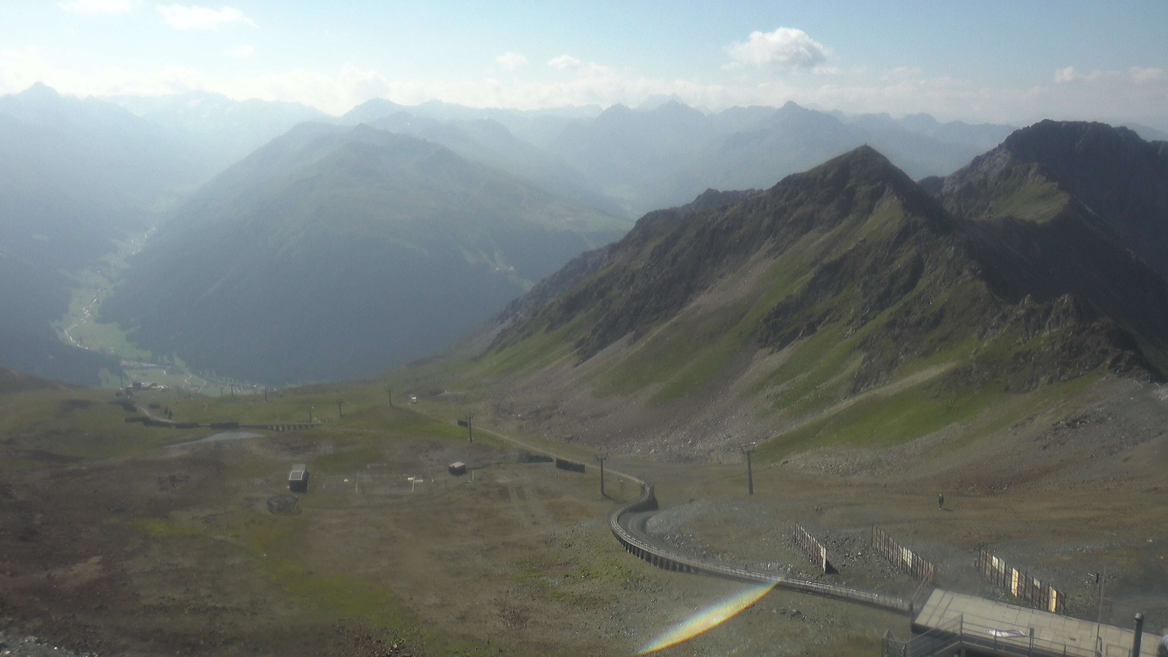 Davos: Dorf - Weissfluhjoch, Blick Dorftäli