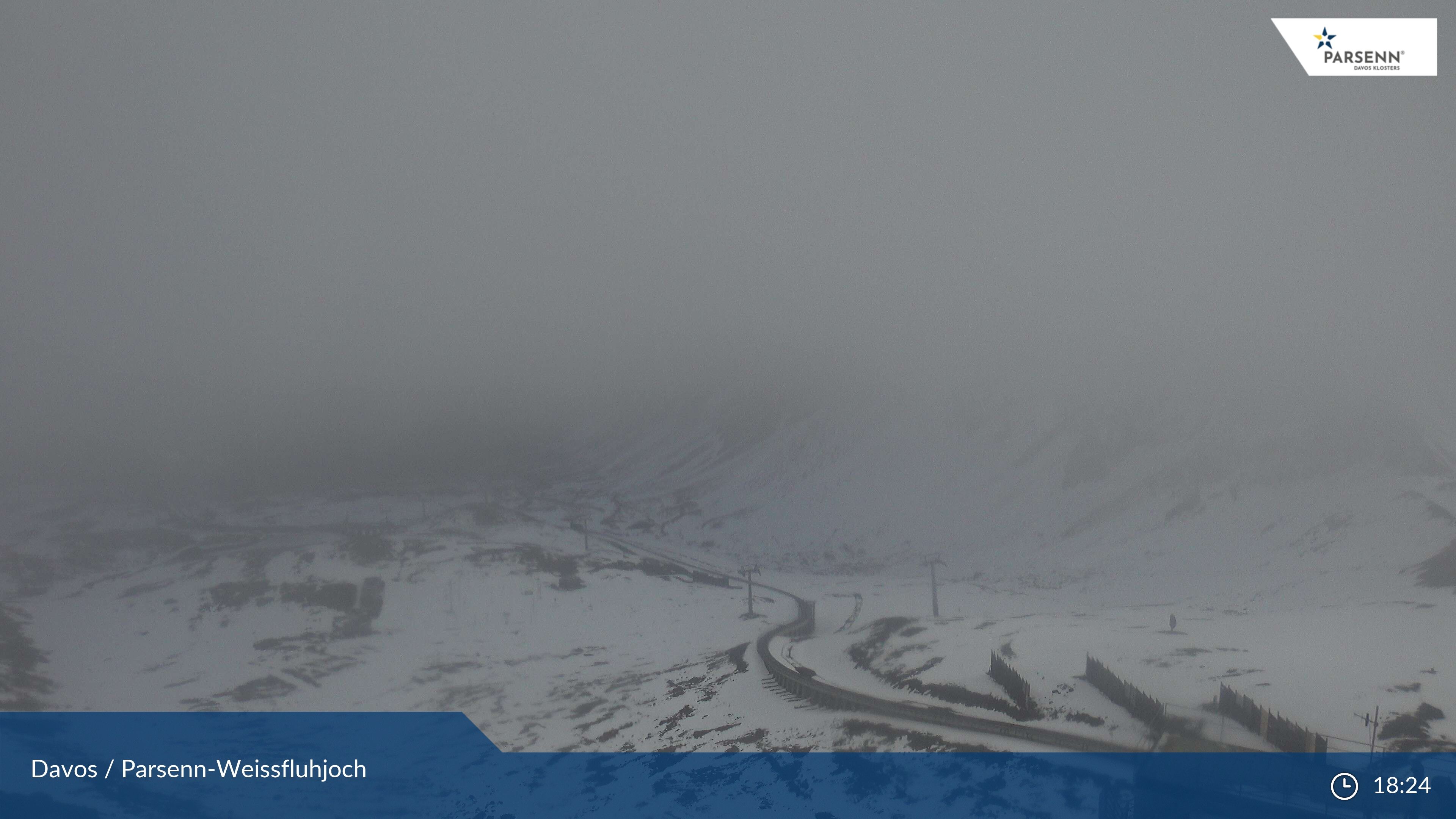 Davos: Dorf - Weissfluhjoch, Blick Dorftäli