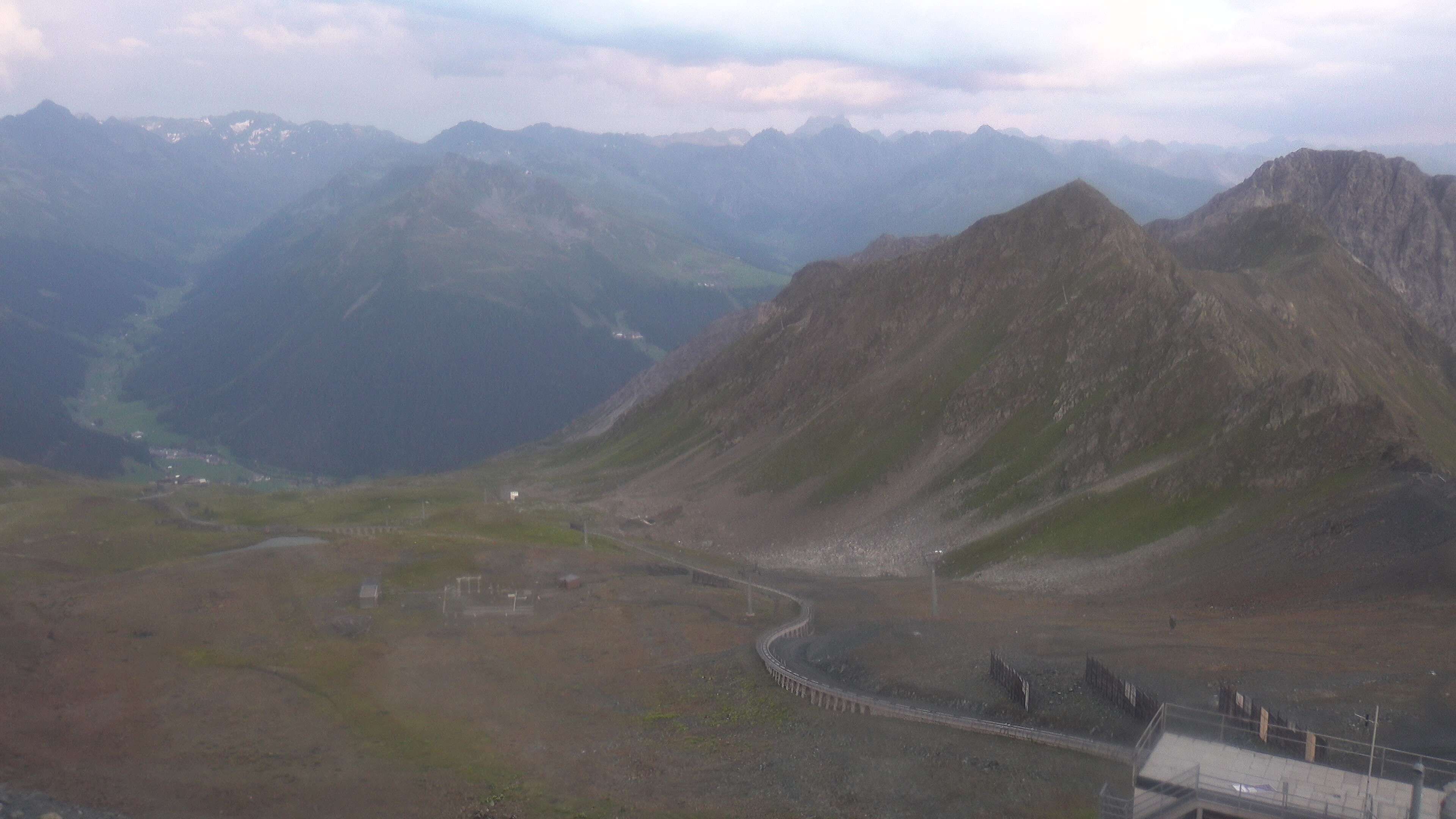 Davos: Dorf - Weissfluhjoch, Blick Dorftäli