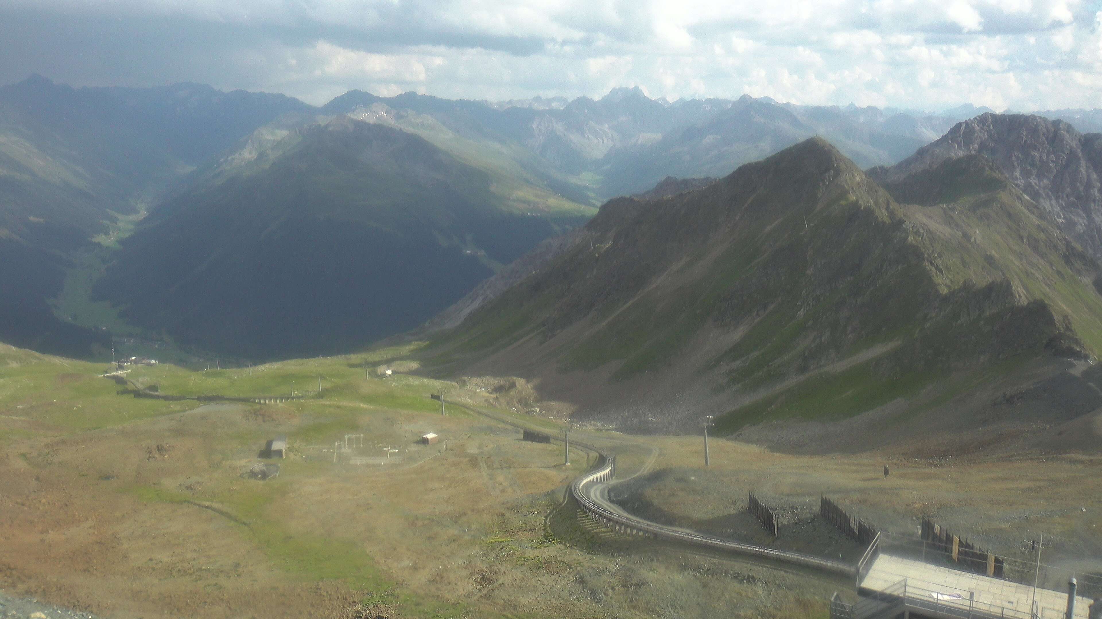 Davos: Dorf - Weissfluhjoch, Blick Dorftäli