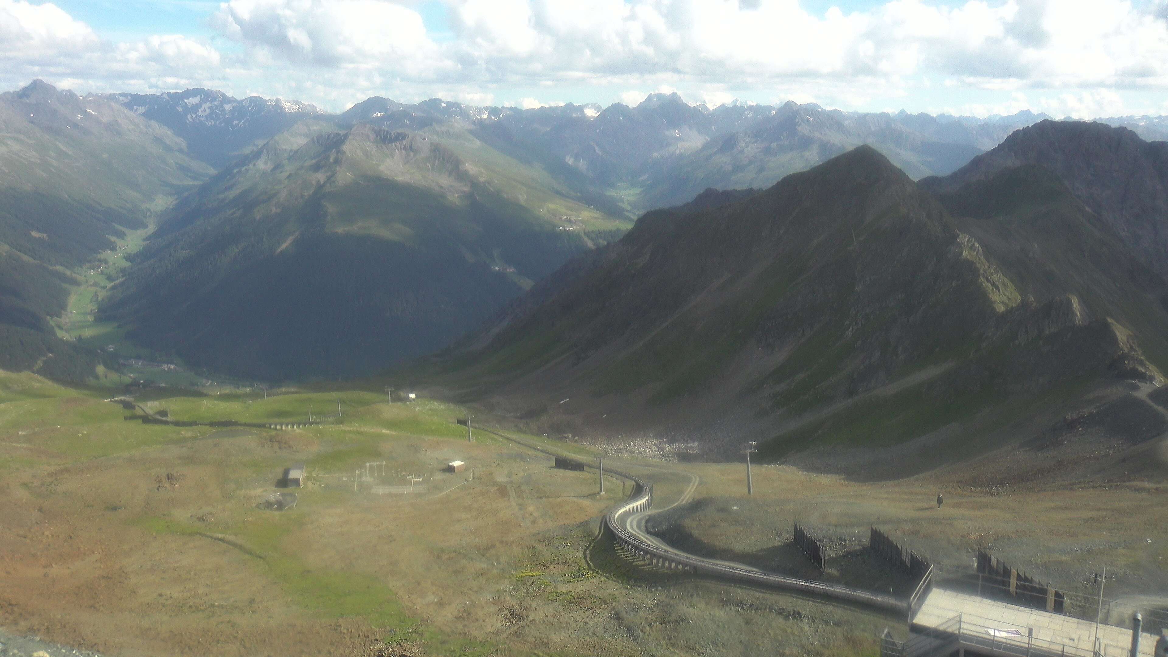 Davos: Dorf - Weissfluhjoch, Blick Dorftäli