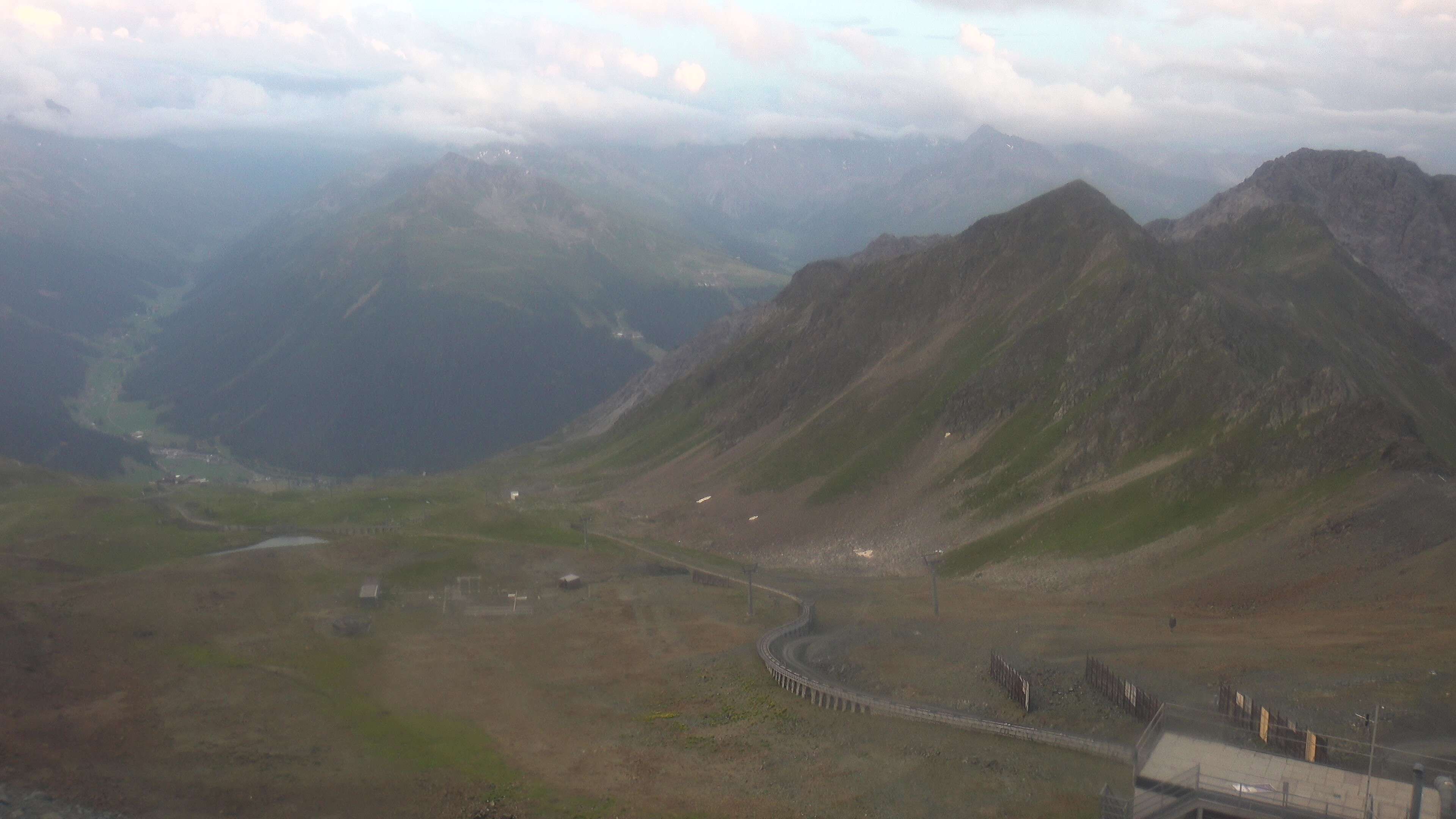 Davos: Dorf - Weissfluhjoch, Blick Dorftäli