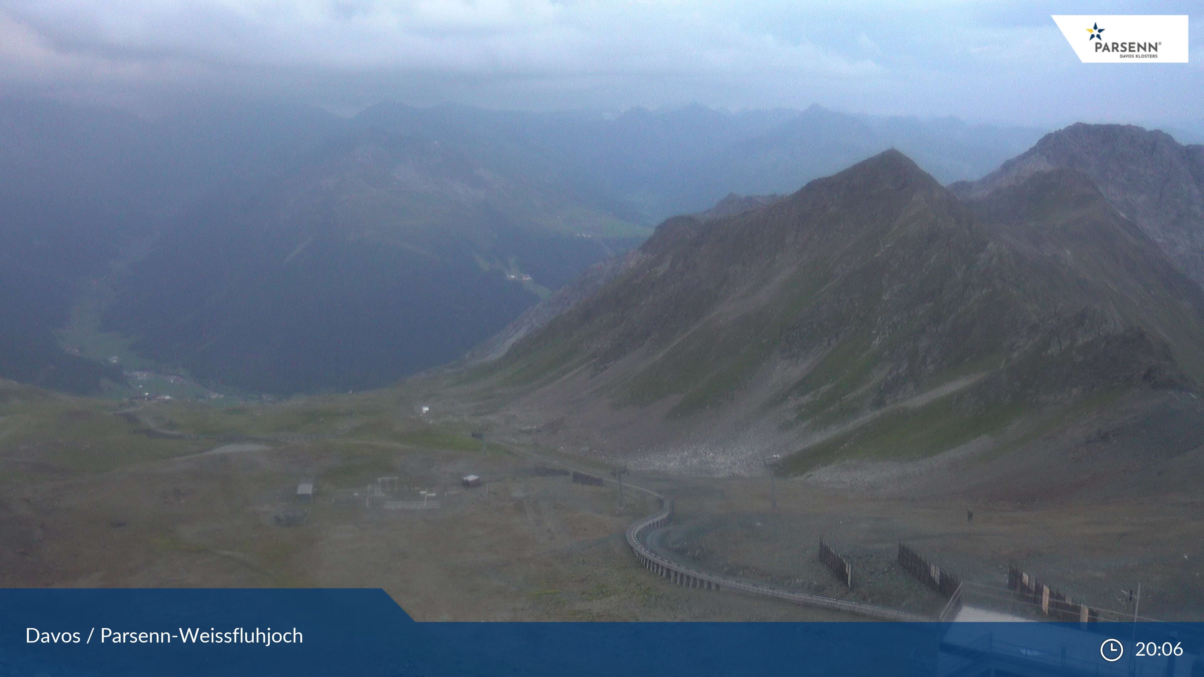 Davos: Dorf - Weissfluhjoch, Blick Dorftäli