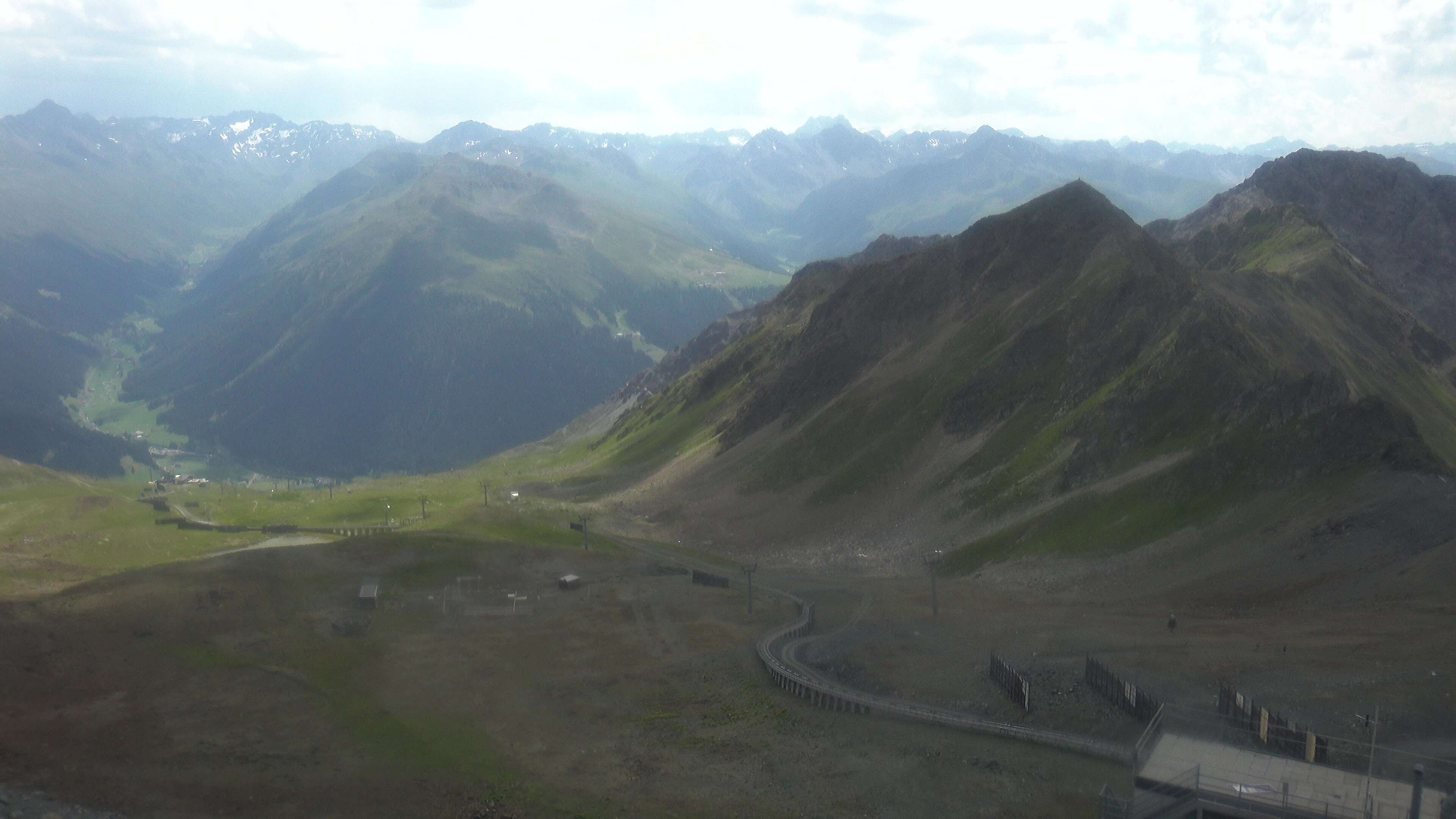 Davos: Dorf - Weissfluhjoch, Blick Dorftäli