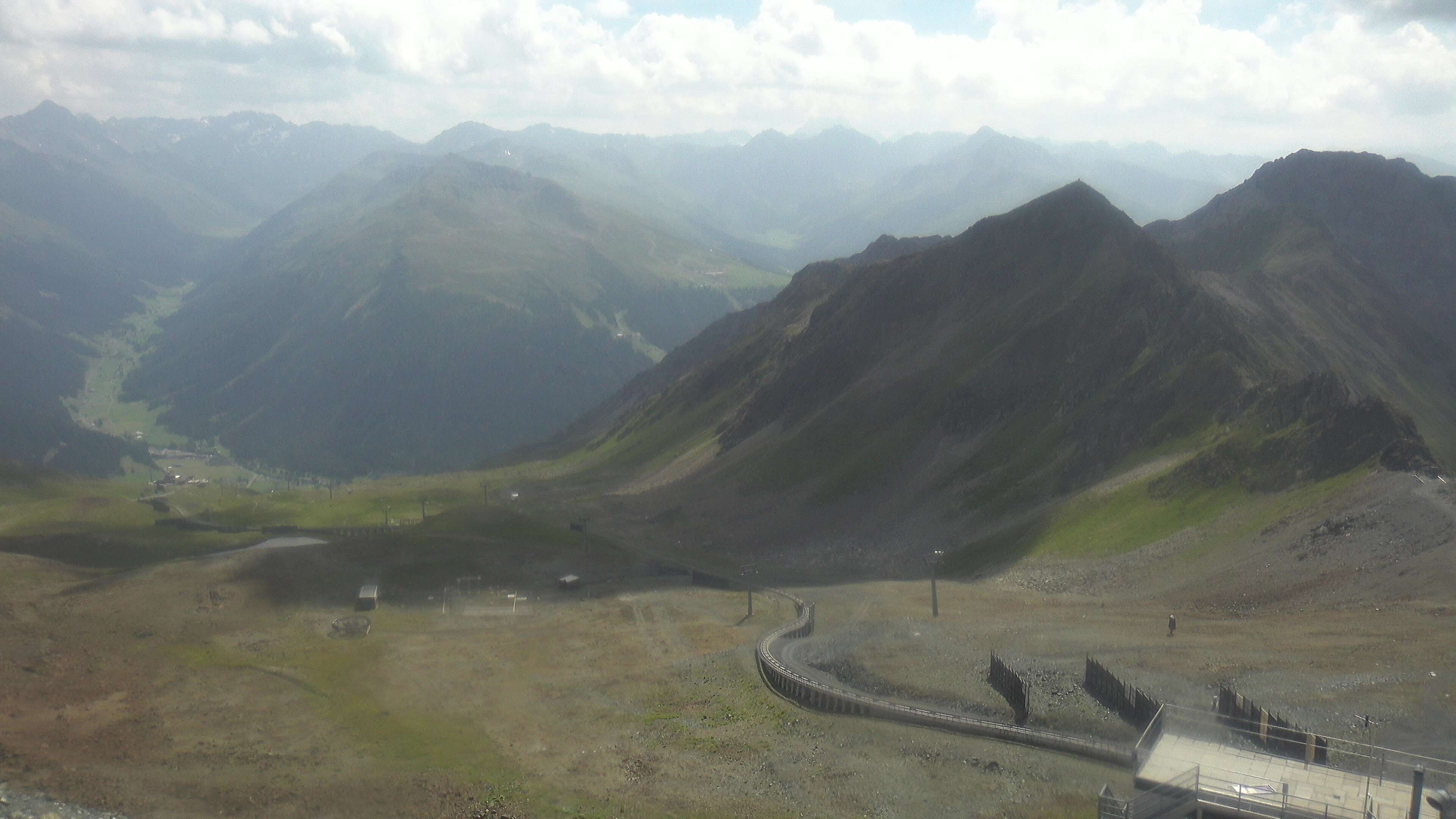 Davos: Dorf - Weissfluhjoch, Blick Dorftäli