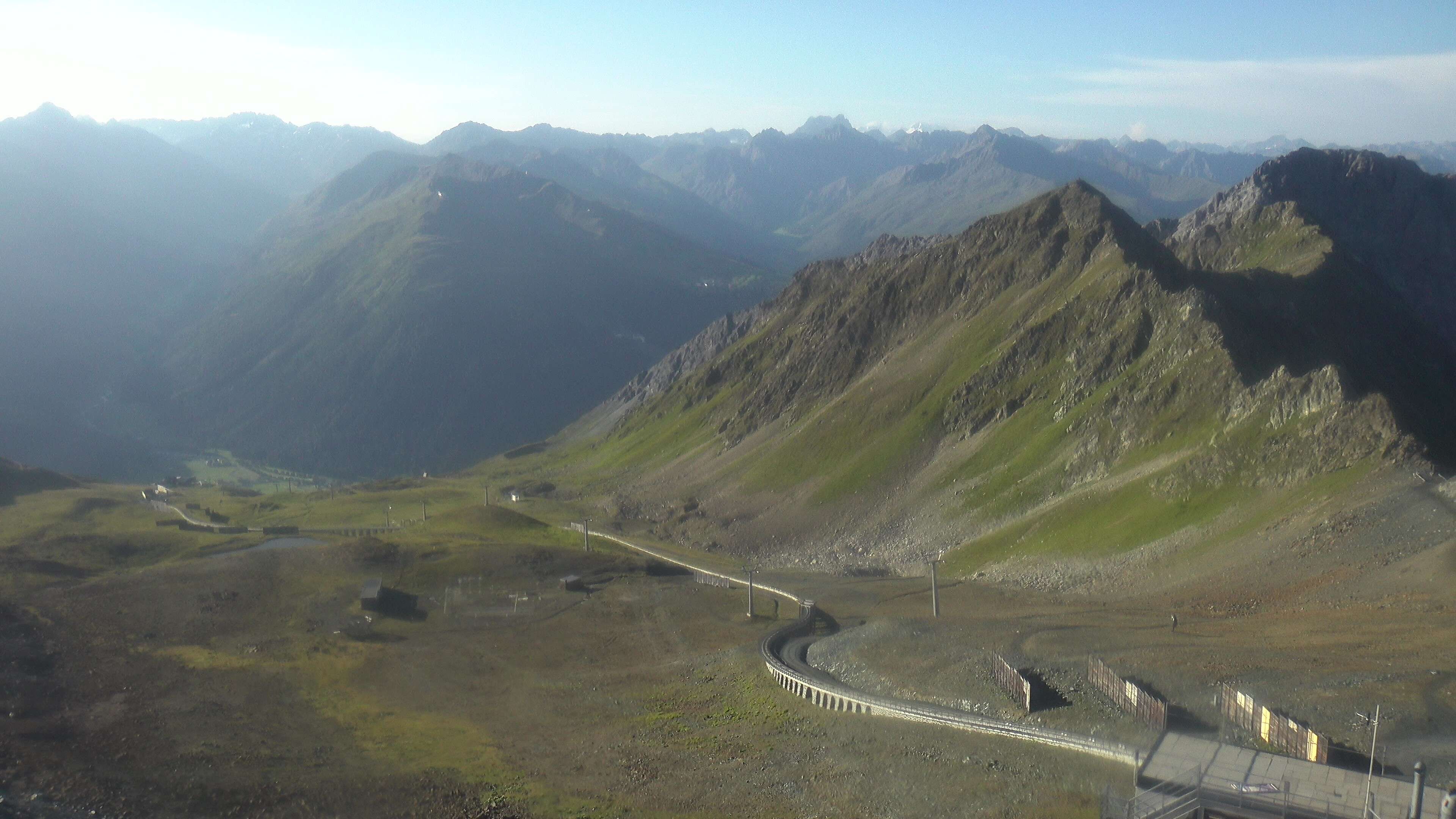 Davos: Dorf - Weissfluhjoch, Blick Dorftäli