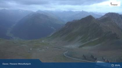 Davos: Dorf - Weissfluhjoch, Blick Dorftäli