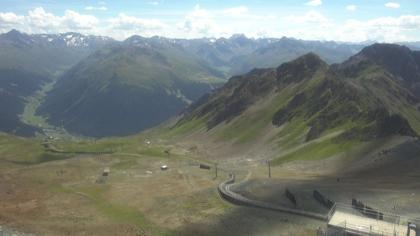 Davos: Dorf - Weissfluhjoch, Blick Dorftäli